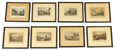 Lot 782 - A SET OF EIGHT 19TH CENTURY ENGRAVINGS