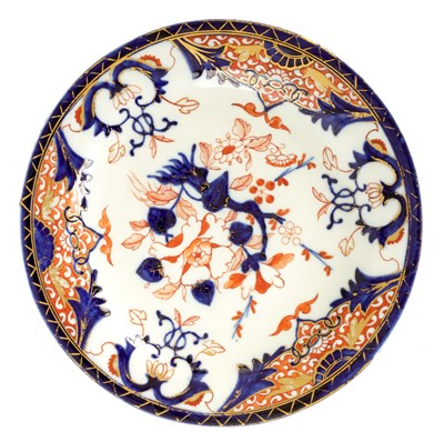 Lot 91 - AN EARLY 19TH CENTURY DERBY PORCELAIN PLATE