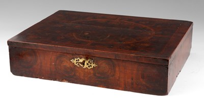 Lot 680 - A WILLIAM AND MARY OYSTER VENEERED LABURNUM...