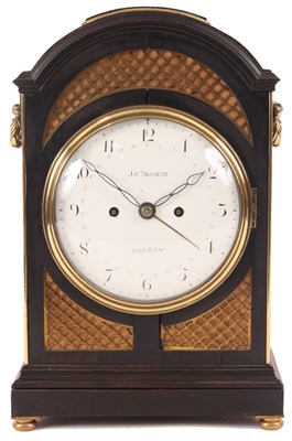 Lot 533 - JAS. TREGENT, LONDON
 A Regency Ebonised and...