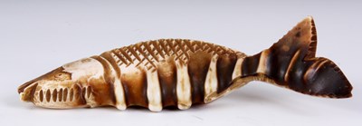 Lot 499 - A LATE 19TH CENTURY CARVED SHELL IN THE FORM...