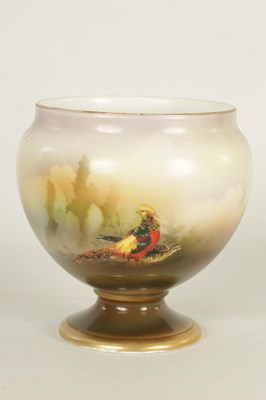 Lot 180 - AN EARLY 20TH CENTURY RS POLAND CHINA SMALL JARDINIERE VASE