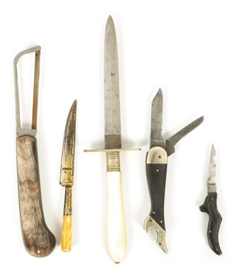 Lot 451 - AN INTERESTING COLLECTION OF POCKET KNIVES