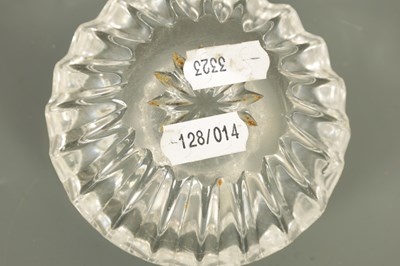 Lot 37 - TWO PAIRS OF CUT GLASS TABLE SALTS
