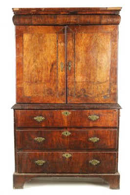 Lot 988 - A WILLIAM AND MARY WALNUT ESCRITOIRE