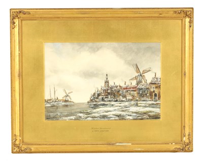 Lot 711 - JAN VAN COUVER (1839-1909) WATERCOLOUR