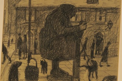 Lot 435 - HAROLD RILEY (b. 1934) PENCIL DRAWING ON PAPER