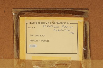 Lot 435 - HAROLD RILEY (b. 1934) PENCIL DRAWING ON PAPER