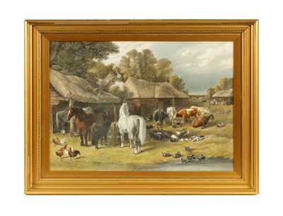 Lot 768 - A LARGE 19TH CENTURY COLOURED STIPPLE ENGRAVING