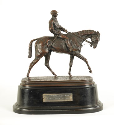 Lot 598 - AFTER P.J. MENE. A LATE 19TH CENTURY FRENCH BRONZE EQUESTRIAN SCULPTURE