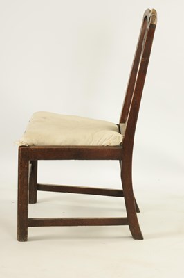 Lot 1145 - A MID 18TH CENTURY MAHOGANY CHIPPENDALE DESIGN SIDE CHAIR