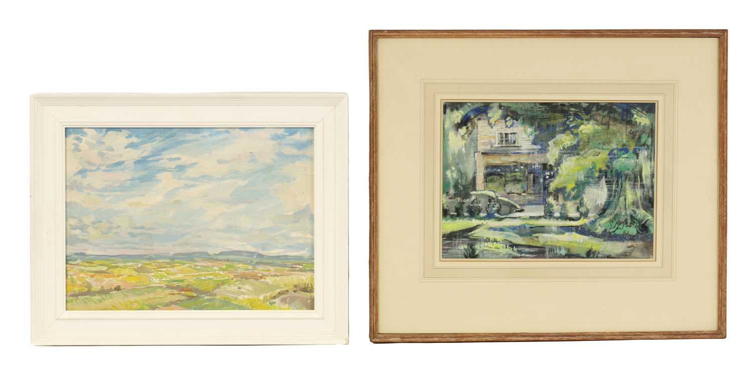 Lot 815 - RICHARD DOLMAN A MID 20TH CENTURY GOUACHE