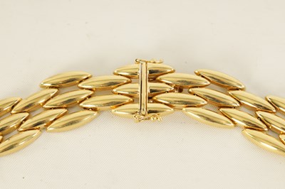 Lot 252 - CARTIER. A LADIES 18CT YELLOW GOLD GENTIANE CHOKER NECKLACE