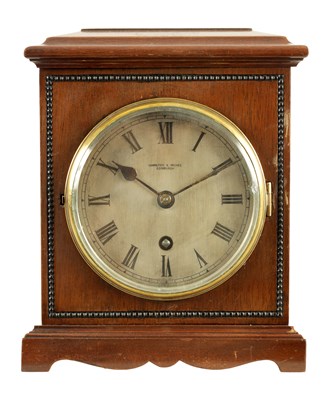 Lot 921 - HAMILTON & INCHES, EDINBURGH. AN EARLY 20TH CENTURY MANTEL CLOCK