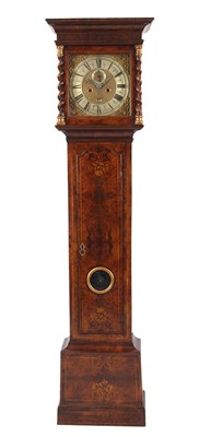 Lot 653 - AN EARLY 18th CENTURY WALNUT AND MARQUETRY...