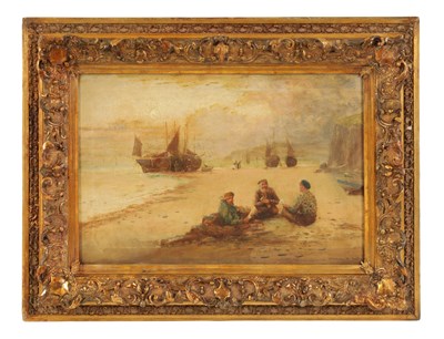 Lot 440 - STANHOPE ALEXANDER FORBES, R.A. (1857-1947) LATE 19TH CENTURY NEWLYN SCHOOL OIL ON CANVAS