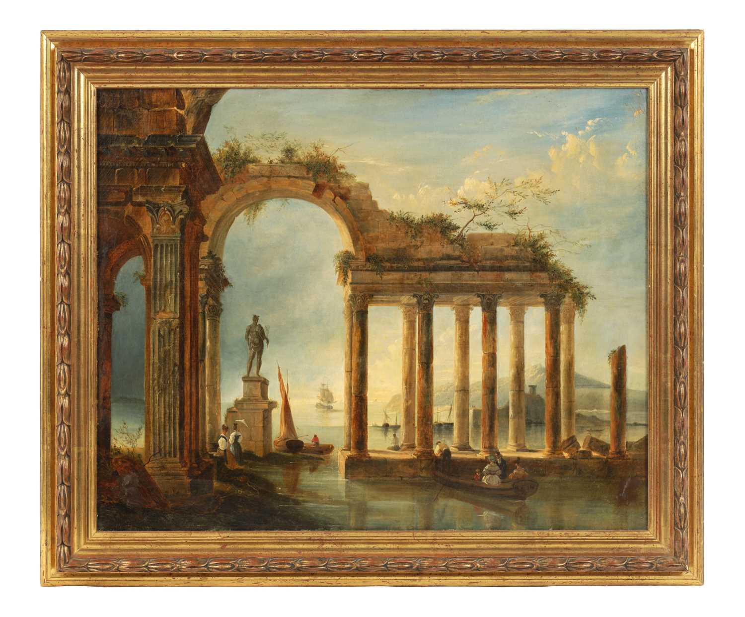 Lot 420 - AN EARLY 19TH CENTURY CONTINENTAL OIL ON CANVAS