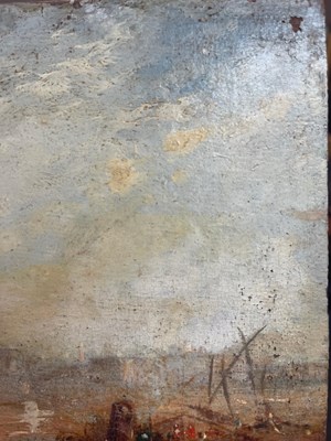 Lot 429 - AFTER J.M.W. TURNER. AN EARLY 19TH CENTURY OIL ON PANEL
