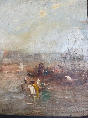 Lot 429 - AFTER J.M.W. TURNER. AN EARLY 19TH CENTURY OIL ON PANEL