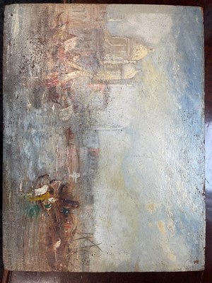 Lot 429 - AFTER J.M.W. TURNER. AN EARLY 19TH CENTURY OIL ON PANEL