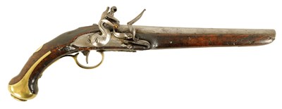 Lot 663 - AN EARLY 19TH CENTURY TURKISH FLINTLOCK PISTOL