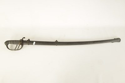 Lot 620 - A 19TH CENTURY OFFICERS ARTILLERY DRESS SWORD