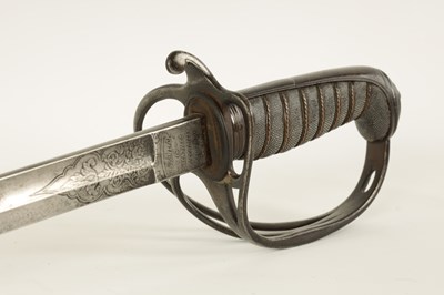 Lot 620 - A 19TH CENTURY OFFICERS ARTILLERY DRESS SWORD