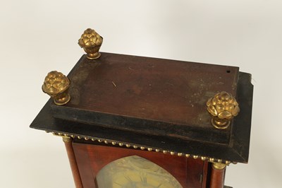 Lot 839 - CREAK & SMITH, LONDON A MID 18TH CENTURY EIGHT-DAY VERGE BRACKET CLOCK MOVEMENT IN LATER 19TH CENTURY MAHOGANY AND  EBONISED CASE
