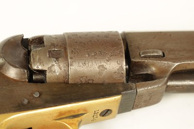 Lot 675 - A CASED COLT 1849 MODEL POCKET PERCUSSION REVOLVER NO. 12104