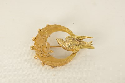 Lot 235 - A COLLECTION OF THREE GOLD BROOCHES