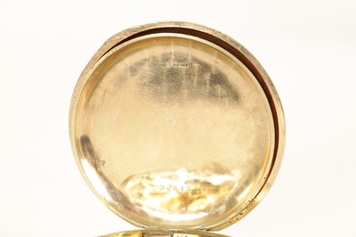 Lot 276 - A 9CT GOLD FULL HUNTER REPEATING CHRONOGRAPH POCKET WATCH