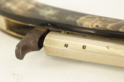 Lot 636 - UNWIN & ROGERS, SHEFFIELD. A MID 19TH CENTURY PERCUSSION KNIFE-PISTOL