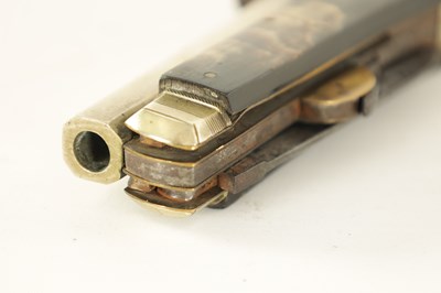 Lot 636 - UNWIN & ROGERS, SHEFFIELD. A MID 19TH CENTURY PERCUSSION KNIFE-PISTOL