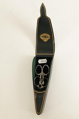 Lot 495 - TWO CASES OF JOSEPH RODGERS TRAVELLING SALESMAN'S SCISSORS