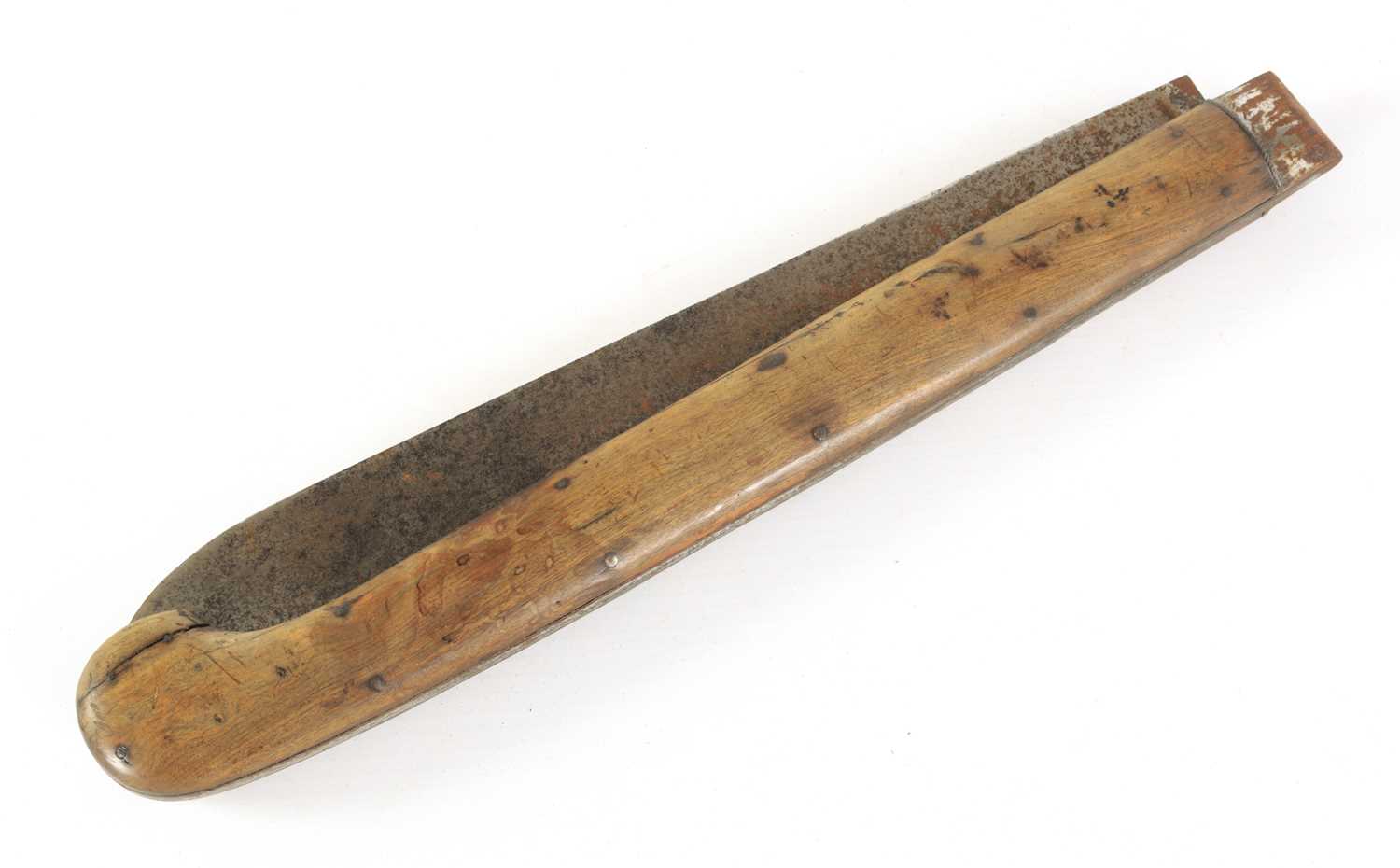 Lot 385 - A GIANT LATE 19TH CENTURY  ROSEWOOD FOLDING KNIFE