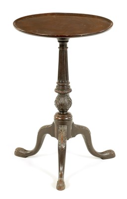 Lot 946 - A 19TH CENTURY EARLY GEORGE III STYLE MAHOGANY OCCASIONAL TABLE