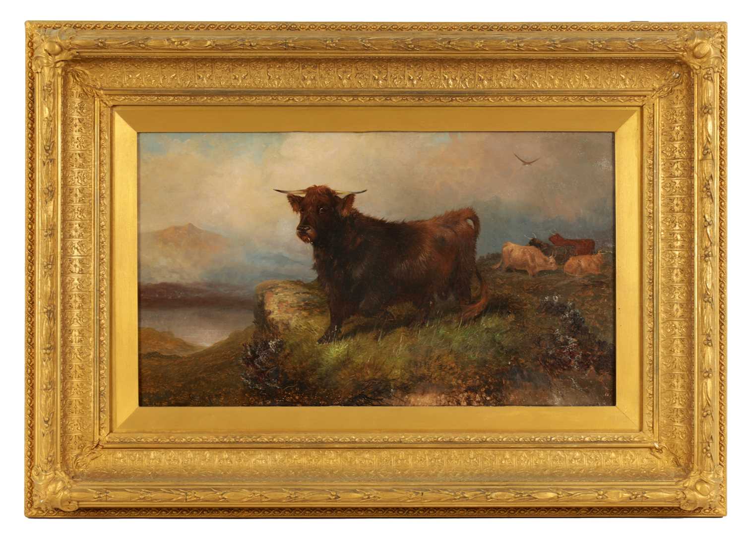 Lot 406 - COLIN GRAEME ROE (1858 - 1910)  19TH CENTURY OIL ON CANVAS