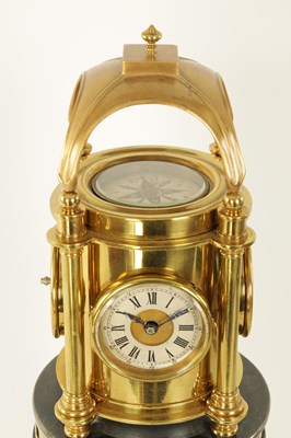 Lot 758 - A FINE MID 19TH CENTURY FRENCH INDUSTRIAL AUTOMATON LIGHTHOUSE CLOCK MODELLED AFTER BOLLARD