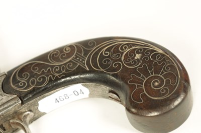 Lot 670 - A LATE 18TH CENTURY FLINTLOCK BOX-LOCK PISTOL SIGNED W. MOLD