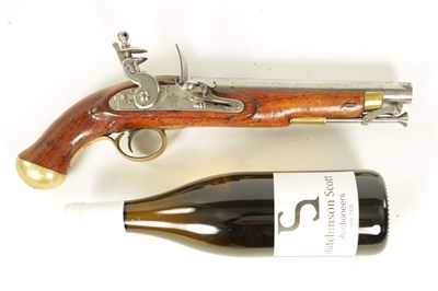 Lot 672 - A WILLIAM IV LATE NEW LAND PATTERN FLINTLOCK SERVICE PISTOL