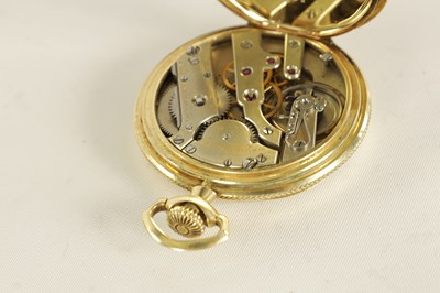 Lot 270 - AN EARLY 20TH CENTURY SWISS 14CT GOLD OPEN FACE POCKET WATCH RETAILED BY VACHERON & CONSTANTIN GENEVE