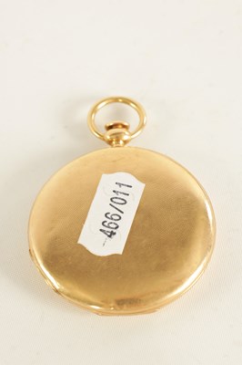 Lot 277 - AN EARLY 19TH CENTURY 18CT GOLD QUARTER REPEATING SAVONETTE CASED POCKET WATCH