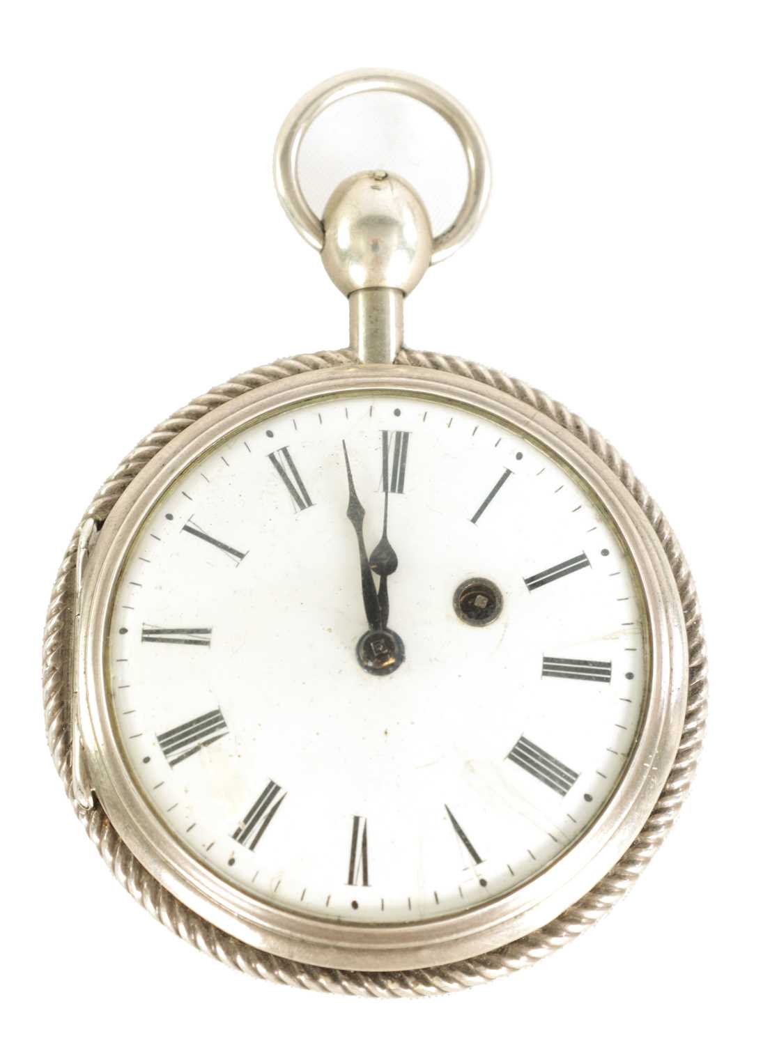 Lot 269 - A 19TH CENTURY FRENCH SILVER CASED REPEATING POCKET WATCH BY VAUCHER
