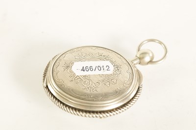 Lot 269 - A 19TH CENTURY FRENCH SILVER CASED REPEATING POCKET WATCH BY VAUCHER