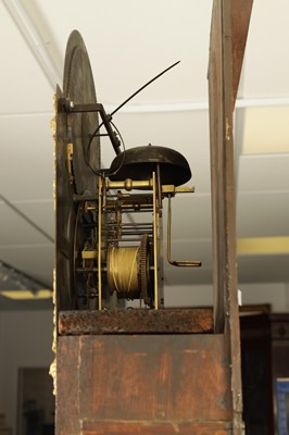 Lot 756 - HADWEN, LIVERPOOL. A GEORGE III FIGURED MAHOGANY 8 DAY LONGCASE CLOCK No. 315