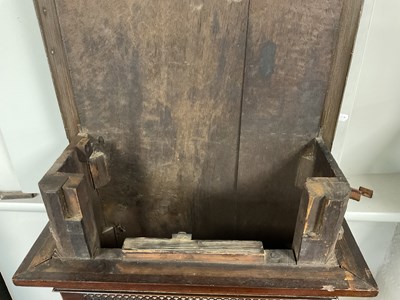 Lot 756 - HADWEN, LIVERPOOL. A GEORGE III FIGURED MAHOGANY 8 DAY LONGCASE CLOCK No. 315