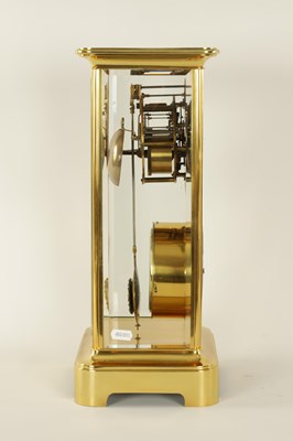 Lot 723 - ROBIN, PARIS.  A LARGE LATE 19TH CENTURY FRENCH FOUR-GLASS LIBRARY CLOCK WITH BAROMETER