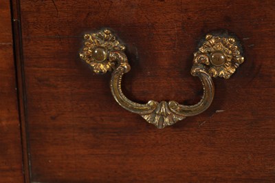 Lot 708 - A FINE GEORGE II RED WALNUT LOWBOY