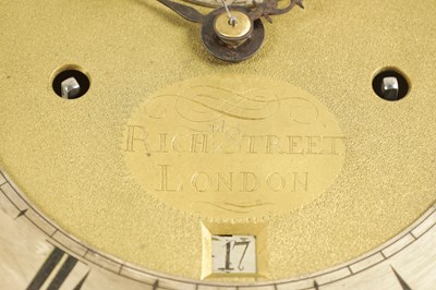 Lot 832 - RICHARD STREET, LONDON.  AN IMPRESSIVE EARLY 18TH CENTURY EBONISED LONGCASE CLOCK