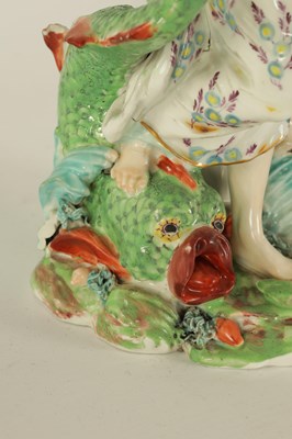 Lot 40 - AN 18TH CENTURY  DERBY FIGURE OF MINERVA
